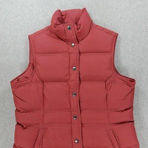 Lands End Goose Down Midweight Jacket Vest‎ Womens